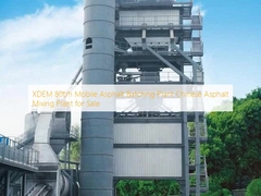 XDEM 80t/u Mobiele Asfaltmenginstallatie Chinese Asfaltmenginstallatie te Koop