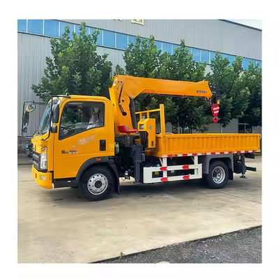 XDEM Vergroot bereik en veelzijdigheid Howo merk dumptruck gemonteerde kraan met telescopische boom