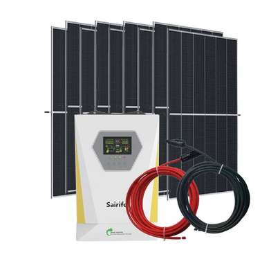 Gegalvaniseerd frame Complete zonne-energiesysteem 300W-20KW Hoog efficiëntie 15%-22% Off-Grid fotovoltaïsche apparatuur voor energievoorziening thuis en op de boerderij