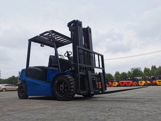 Milieuvriendelijk XDEM Vorklift 5000kgs Belastingcapaciteit Elektrische batterijkracht met zijverander en optie Duplex mast