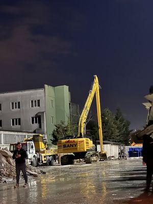 Fabriek OEM Uitbreiding Long Reach Boom Arm 20-50T Graafmachine Long Boom Caterpillar Komastu Volvo Met Rock Hydraulische Breuk