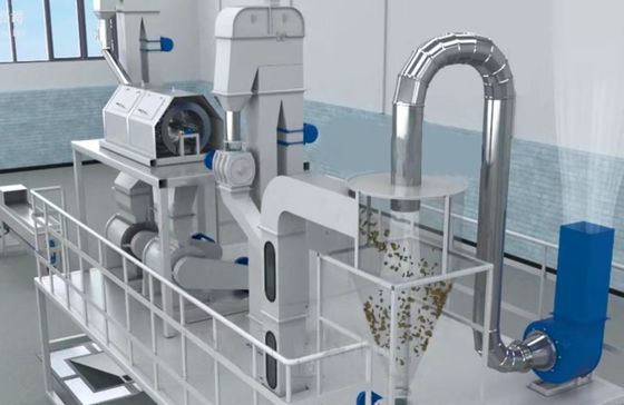XDEM Palmkern Shell Peeling Crushing Oil Press Machine Automatisch Palmnoot Kraken En Scheidingssysteem