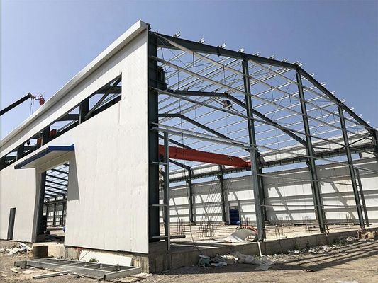XDEM Lichte geprefabriceerde staalconstructie magazijn productie werkplaats frame metalen gebouw