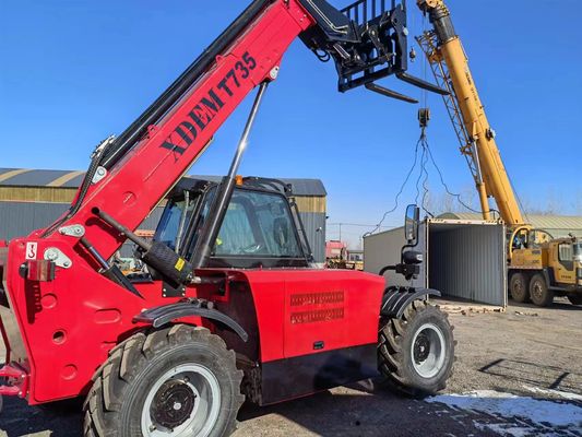 Telehandler, telescopische laadmachine, 3 ton 7m 14m, 18m telescopische vorkheftruck