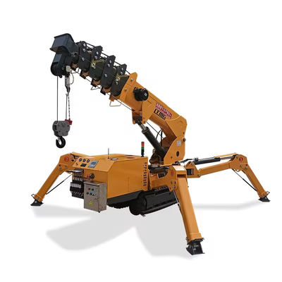 Verstelbare mobiele kraan voor bouwwerkzaamheden 10T 12T Mini Spider Crane