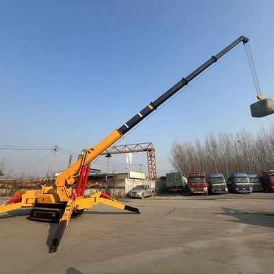 Verstelbare mobiele kraan voor bouwwerkzaamheden 10T 12T Mini Spider Crane