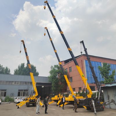 Bouwmachines Teleskopboom 1 tot 8 ton Spinnekranen Elektrische dubbele kracht