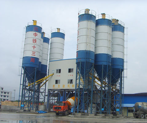 HZS60 60M3H 110kw Betonbatching Plant Commerciële centrale betonfabriek met mixer