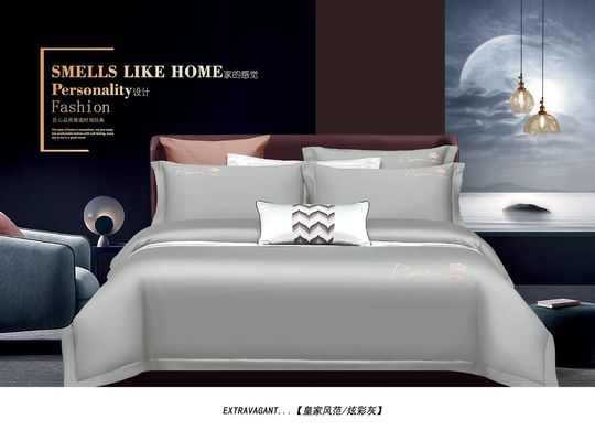 100% Egyptisch katoen Solid Color Dekbed Bedden Set Home Textiel