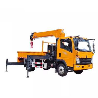 XDEM Vergroot bereik en veelzijdigheid Howo merk dumptruck gemonteerde kraan met telescopische boom