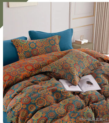 Nieuw ontwerp Jacquard Cotton Stoffen Bedden Set Cutom Grootte Dekbed Bedden