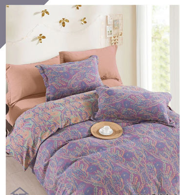 100% gewassen gekamd katoenen weefsel Europese Jacquard dekbed beddek