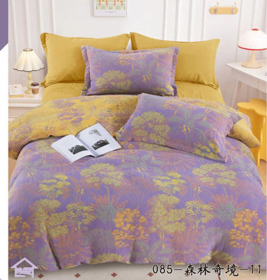 Gezond en comfortabel 100% gewassen gekamd beddengoed Set dekbed beddek beddek