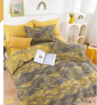 Gecombeerde katoenen weefsel dubbel Jacquard dekbed dekbed kussenkoffer bevestigd vel