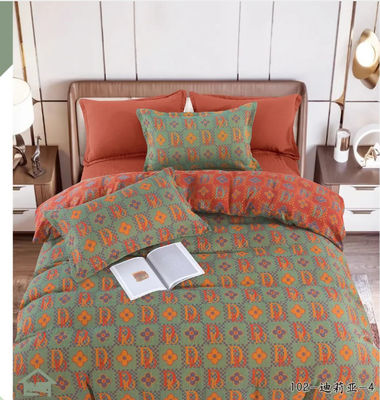 100% natuurlijke katoenen kleur Weaving Homeware Textiel linnen Bedden