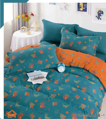 Volledig katoenen kleur weefbedden set dekbed dekbed Jacquard stof maat