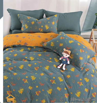 Gezond en comfortabel 100% gewassen gekamd katoenen kleur weven dubbele jacquard beddengoed set dekbed beddek beddek beddek inbouw lakens