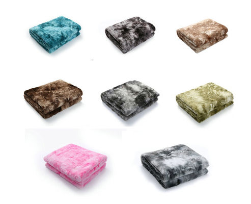 Plush Blanket Velvet Blanket 100% polyester gladde zachte Plush Throw