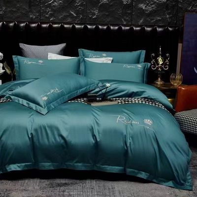 100S Egyptische katoenen borduurwerk dekbedbed bedden set huis textiel product maat