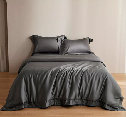 Pure Color 100S Lenzing Luxe Tencel Duvet Cover Bedden Set Home Textiel Product Op maat gemaakte maat