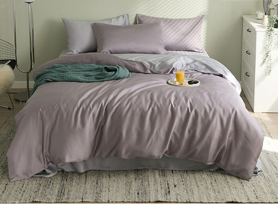 Pure Color 60S Europese Luxe Tencel Bedden Set Home Textiel Product Op maat gemaakt