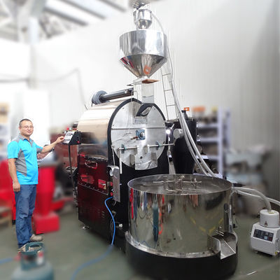 Koffierooster Industrieel voor fabrieksgebruik Koffieroostermachine 50kg 60kg Met PLC-besturing