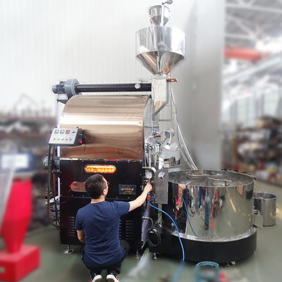 Koffierooster Industrieel voor fabrieksgebruik Koffieroostermachine 50kg 60kg Met PLC-besturing