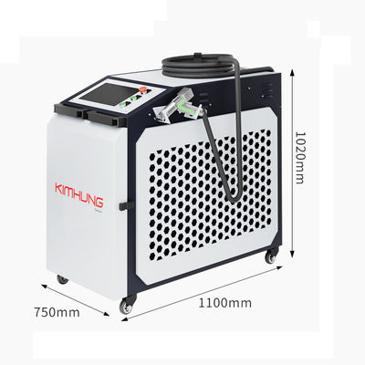 High Speed Laser Cleaning Machine 1500W 2000W Air Cooling Roestvrij materiaal Metalen roest olie oxidatie laag verwijdering