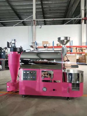 220V 3kg 6kg Koffie Roaster Machine Dubbelwand roestvrij staal trommel Gratis Voeg Air Gauge / Bluetooth Connect Artisan Record Curve