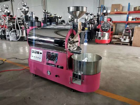 220V 3kg 6kg Koffie Roaster Machine Dubbelwand roestvrij staal trommel Gratis Voeg Air Gauge / Bluetooth Connect Artisan Record Curve