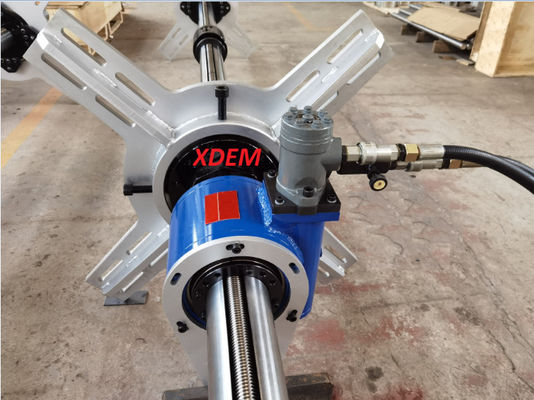 XDEM XDY-110 Draagbare elektrische hydraulische boormachine reparatie zware apparatuur windenergie scheepswerf CNC draagbare draaibank