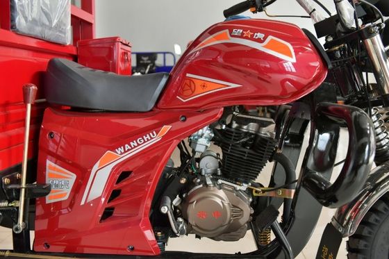 Kleine benzine driewiel motorfiets vracht watergekoeld