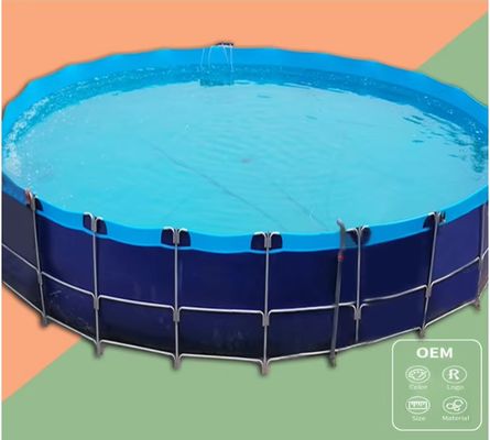 XDEM Landbouw Opvouwbaar PVC Vierkante Tanks Tarpaulin Cultuur Vierkante Vissenpoel Rechthoekige Forme Voor Visserij