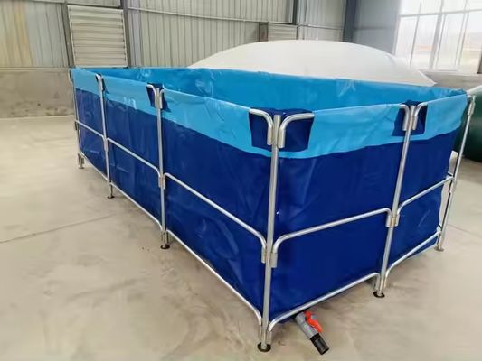 XDEM Landbouw Opvouwbaar PVC Vierkante Tanks Tarpaulin Cultuur Vierkante Vissenpoel Rechthoekige Forme Voor Visserij