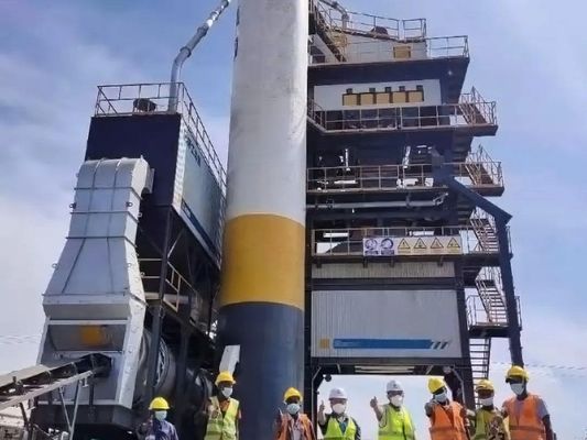 80t/H Mobiele Asfalt Centrale Chinese Asfalt Menginstallatie Hoge Efficiëntie