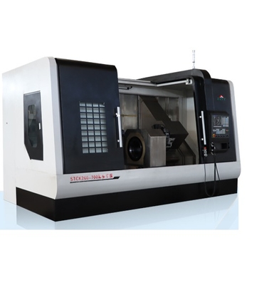 Dubbele Spindel CNC Draaibank 5.5kW Elektromotor 380V
