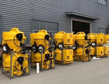 Draagbare dieselbetonmengmachine van 350L 14M3/h