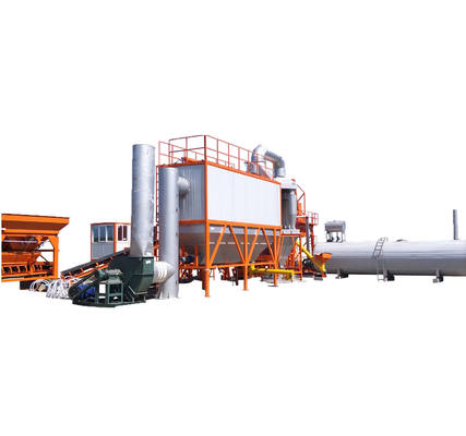 XDEM Movable Asphalt Mixing Station 10TPH 20TPH 40TPH 60TPH Mobile Asphalt Plant Scraper Conveyor High Productivity