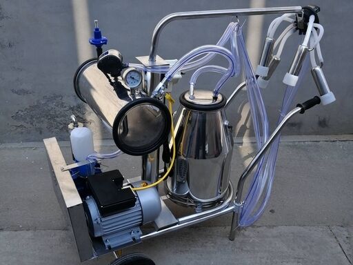 Draagbare mobiele melkmachine voor schapen Anti-corrosieve melker voor kleine veehouderijen