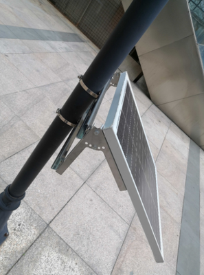 Gegalvaniseerde grondmontage zonnepaneelbeugel & veilig slot tegen diefstal, geschikt 300W-20kW PV-modules Buiten fotovoltaïsche montageapparatuur