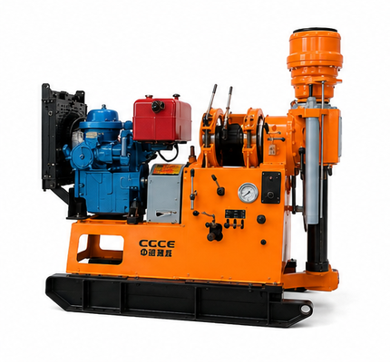 XDEM Chongtan XY-2B Spindeltype Core Drilling Rig 530m Geologische Exploratie Boormachine Max 300mm Boringhole Water Well Grouting Micro Pile Drill Rig Met Diesel & Electric Dual Power