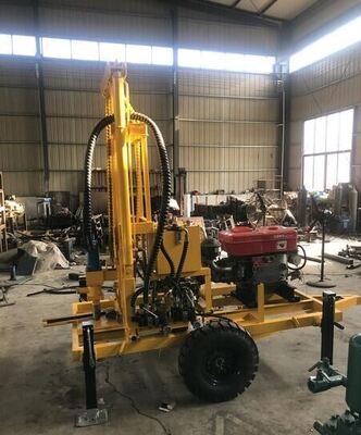 YZ50-150H Hydraulische Diesel waterput boremachine Optioneel wiel/kruiper chassis 210m diep boorgat boringsapparaat Max 400mm Diameter variabele snelheid waterboringsapparatuur voor landbouw irrigatie
