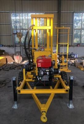 YZ50-150H Hydraulische Diesel waterput boremachine Optioneel wiel/kruiper chassis 210m diep boorgat boringsapparaat Max 400mm Diameter variabele snelheid waterboringsapparatuur voor landbouw irrigatie