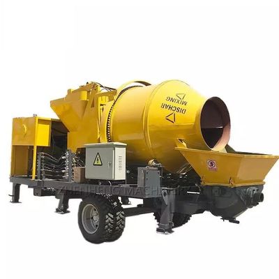 40 M3/H Draagbare diesel-aanhanger betonnen pomp XDEM met mixer