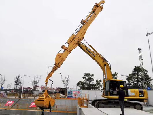 China Leverancier Excavator Extension Arm Digger Telescopische Boom & Arm Voor 20-22 Ton Constructie Excavator