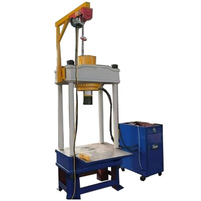 Komatsu Excavator Adjuster Spring Disassembly Machine 200T Mobile Worktable Hydraulic Press Machine Track Pin Press