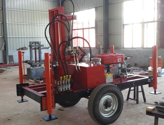 210m Draagbare Hydraulische de Boringsmachine van de Waterput met 150r/Min Rotation Speed