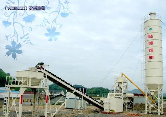 85kW grondcement het Mengen zich Installatie, Concrete het Mengen zich van 300t/H Post