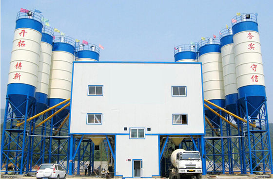 Het Groeperen van HZS180 205KW 180m3/H de Mobiele Concrete Machines van de Installatiewegenbouw