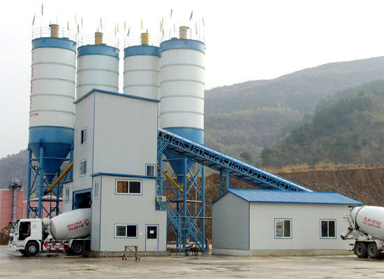 Mobiele Concrete het Groeperen van HZS120 200kW Installatie, Concrete het Mengen zich van 120m3/H Installatie